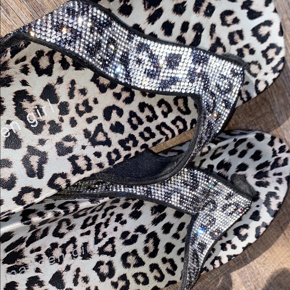 Leopard Print Women's Sandals - Picture 3 of 5